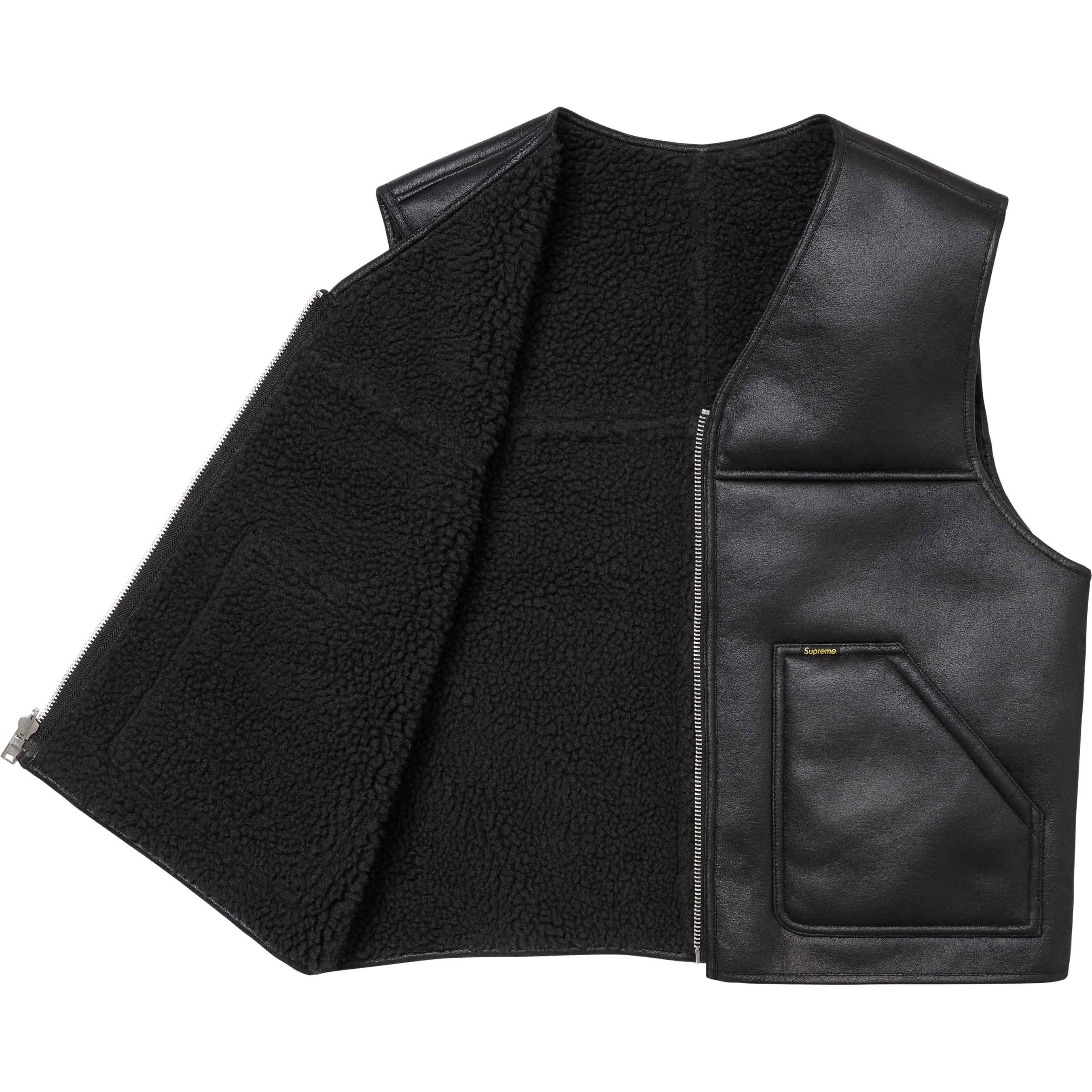 Reversible Faux Shearling Vest view 13